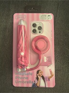 NEW Micase Pink MagSafe Phone Umbrella & Ring Accessory